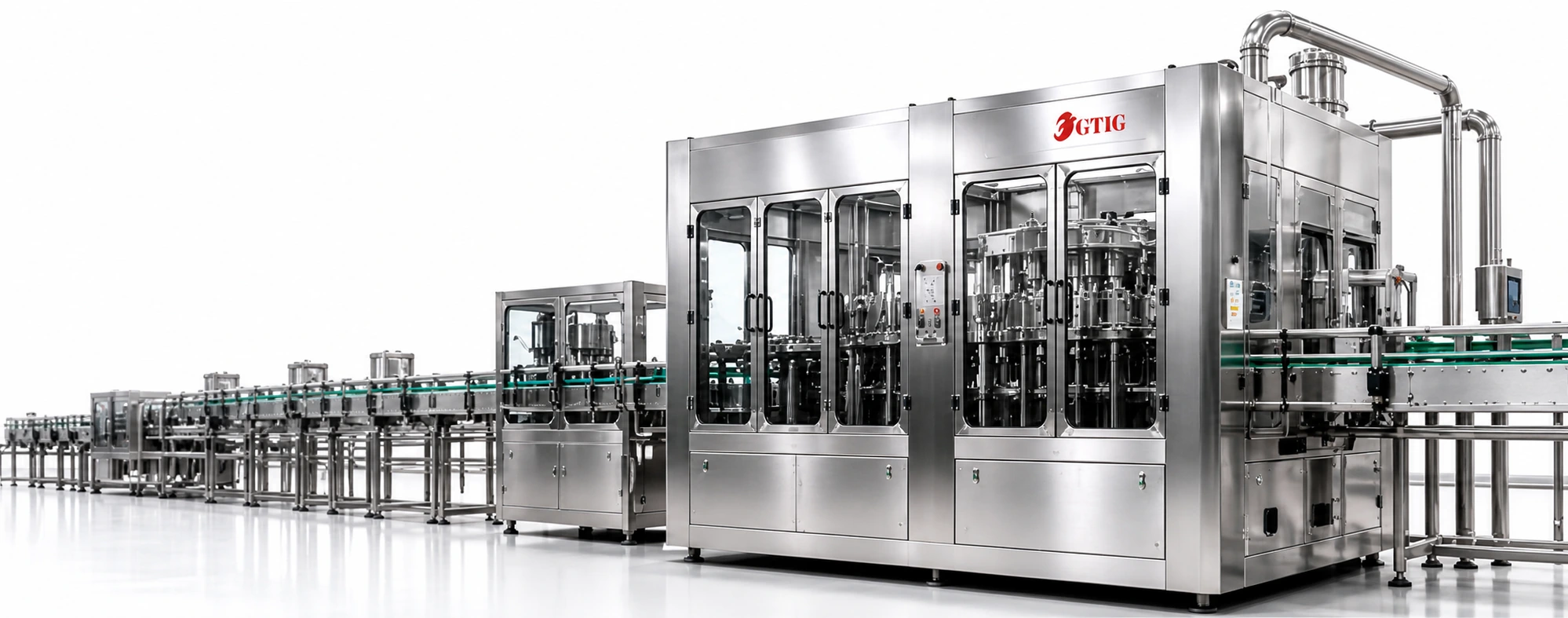 High-definition stainless-steel beverage production line